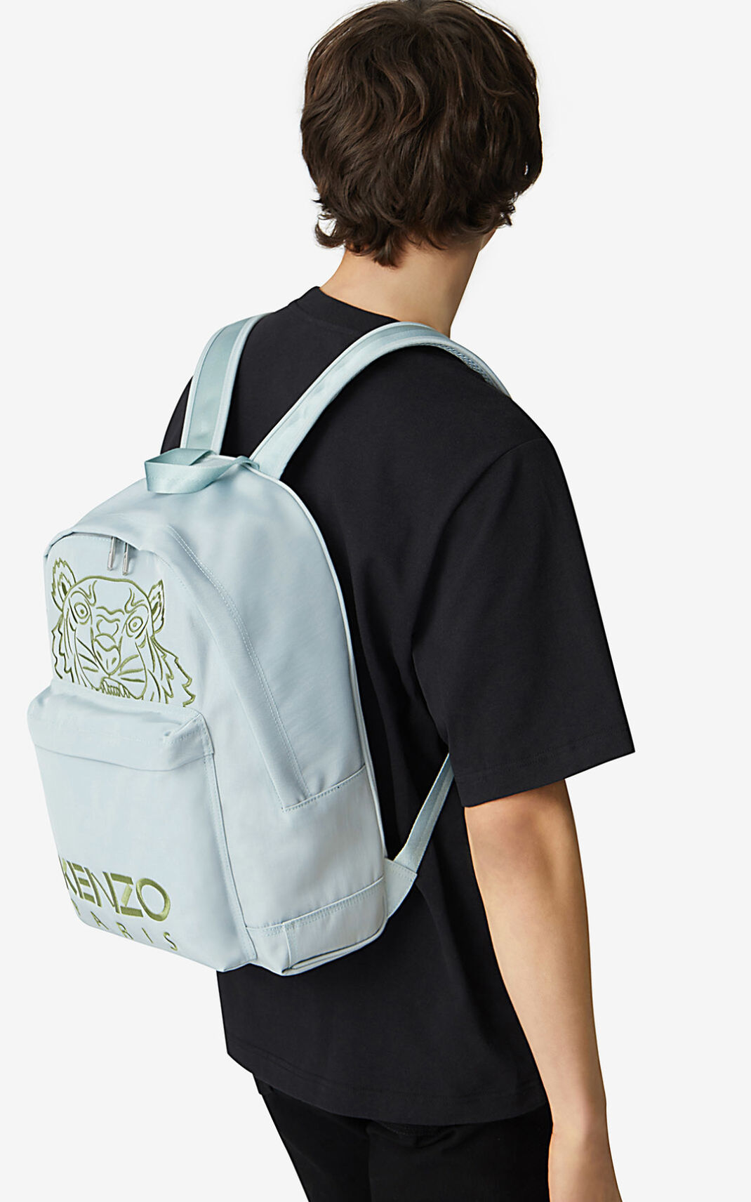 Kenzo Kampus Tiger Mochila Hombre Verde Oliva Verde | 0826394-HD